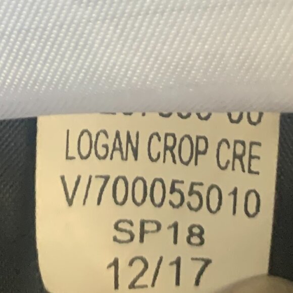 Banana Republic "Logan Crop" Trouser Dress Pants Sz 4 Black #113H - Picture 10 of 10